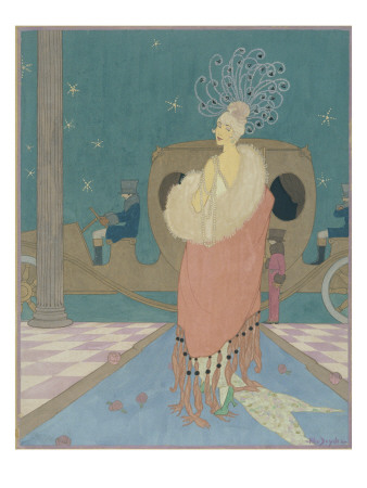 Vogue - January 1918 by Helen Dryden Pricing Limited Edition Print image
