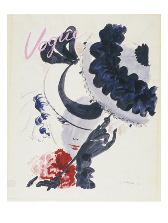Vogue - June 1935 by Jean Pages Pricing Limited Edition Print image
