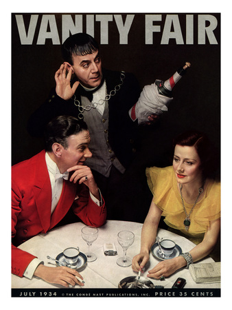 Vanity Fair Cover - July 1934 by Anton Bruehl Pricing Limited Edition Print image