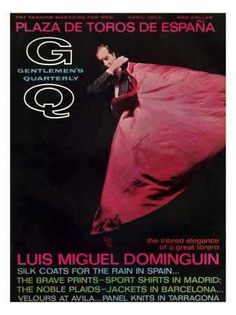Gq Cover - April 1965 by Carl Fischer Pricing Limited Edition Print image