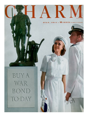 Charm Cover - July 1944 by Farkas Pricing Limited Edition Print image