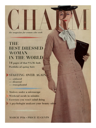 Charm Cover - March 1956 by Louis Faurer Pricing Limited Edition Print image