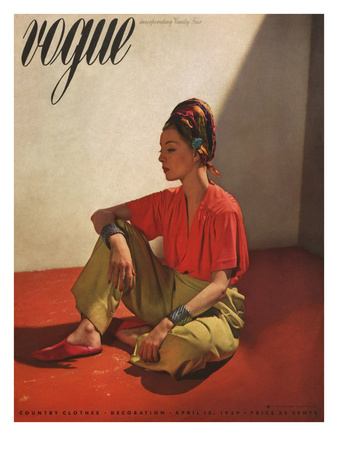 Vogue Cover - April 1939 by Horst P. Horst Pricing Limited Edition Print image