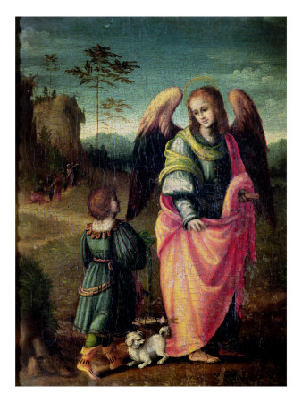Tobias And The Angel by Francesco Ubertini Verdi Bachiacca Pricing Limited Edition Print image