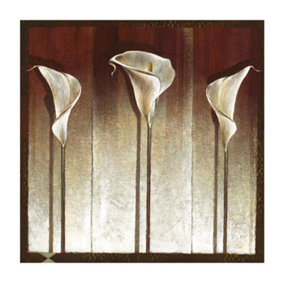 Three Calla Lilies by Mira Latour Pricing Limited Edition Print image