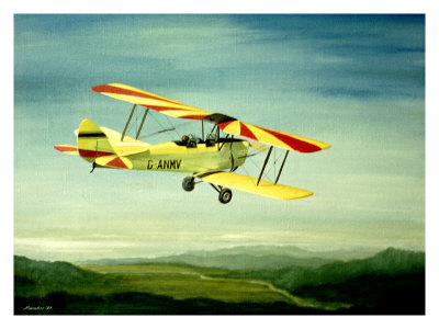 Wwi, Barn Stormer Biplane by Robert Mascher Pricing Limited Edition Print image