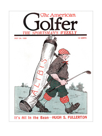 The American Golfer July 24, 1920 by Clare Briggs Pricing Limited Edition Print image