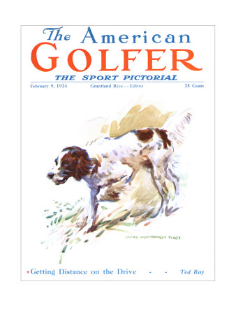 The American Golfer February 9, 1924 by James Montgomery Flagg Pricing Limited Edition Print image