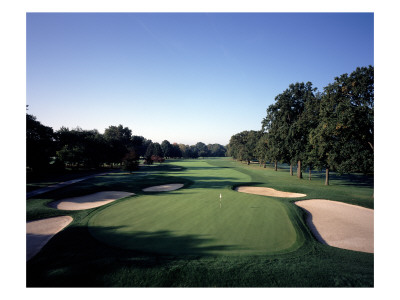 Baltusrol Golf Club, Hole 14 by Stephen Szurlej Pricing Limited Edition Print image