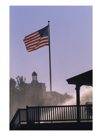 U.S. Flag At Pinehurst by Dom Furore Pricing Limited Edition Print image
