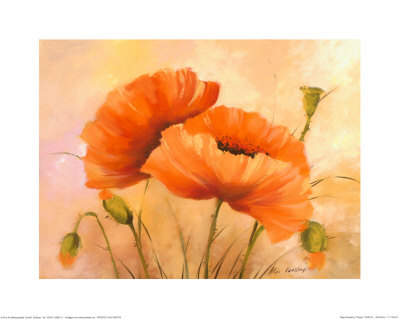 Poppies by Olga Kaesling Pricing Limited Edition Print image