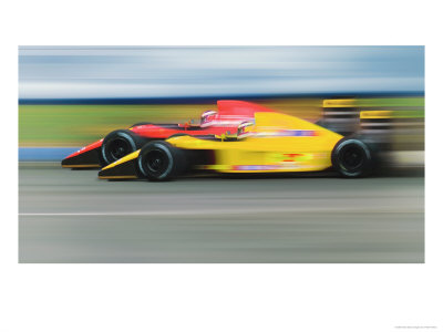Two Race Cars Having A Race by Peter Walton Pricing Limited Edition Print image