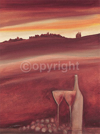Red Wine Land by Jorg Schroder Pricing Limited Edition Print image