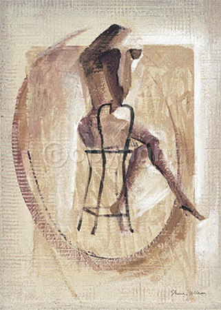 Relaxing Figure In Brown by Shane Wilson Pricing Limited Edition Print image