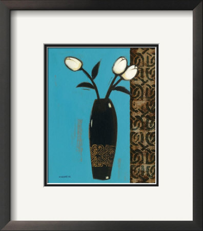 White Flowers Black Vase Ii by Norman Wyatt Jr. Pricing Limited Edition Print image
