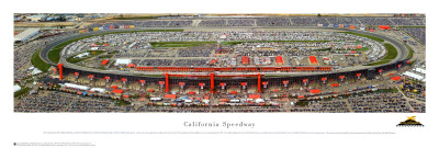 California Speedway by Christopher Gjevre Pricing Limited Edition Print image