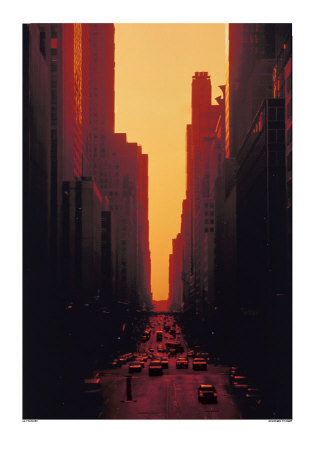 Skyscrapers At Sunset by S.S. Yamamoto Pricing Limited Edition Print image
