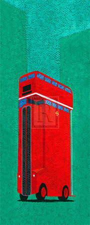 Tall Bus by James Macfarlane Pricing Limited Edition Print image