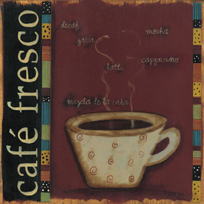 Cafe Fresco by Kim Klassen Pricing Limited Edition Print image