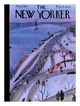 The New Yorker Cover - February 27, 1937 by Adolph K. Kronengold Pricing Limited Edition Print image