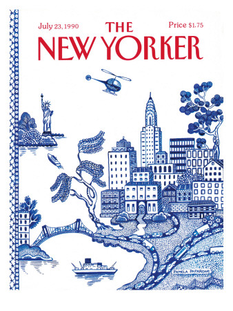 The New Yorker Cover - July 23, 1990 by Pamela Paparone Pricing Limited Edition Print image
