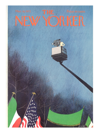 The New Yorker Cover - March 18, 1972 by Charles E. Martin Pricing Limited Edition Print image