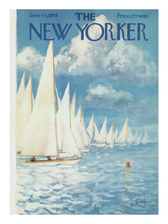 The New Yorker Cover - June 13, 1959 by Arthur Getz Pricing Limited Edition Print image