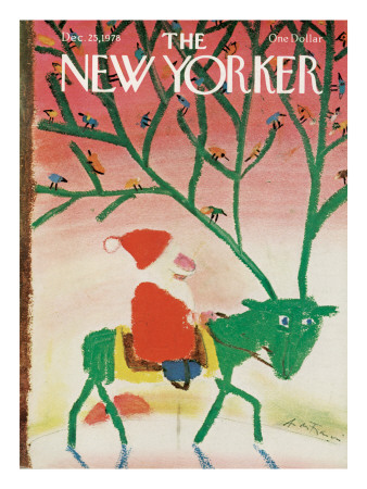 The New Yorker Cover - December 25, 1978 by Andre Francois Pricing Limited Edition Print image