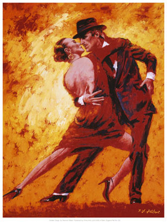 Golden Tango by Terence Gilbert Pricing Limited Edition Print image