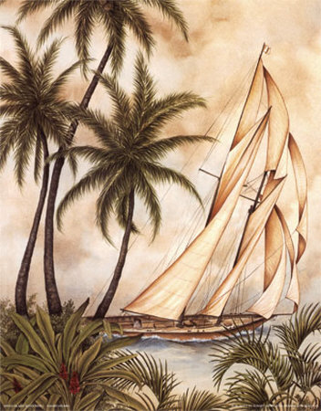 Island Schooner I by Dianne Krumel Pricing Limited Edition Print image