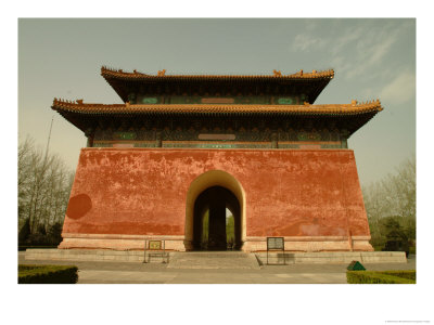 The Great Red Gate, Entrance To The Ming Tomb Site by Richard Nowitz Pricing Limited Edition Print image