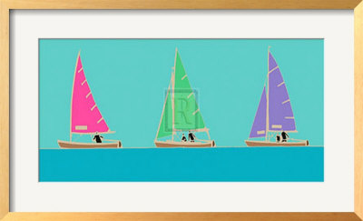 Sailing Trio Ii by Emily Burningham Pricing Limited Edition Print image