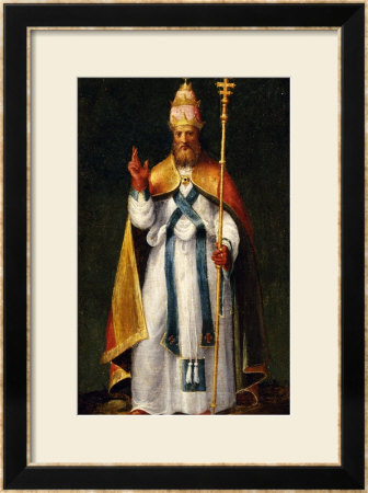 Saint Leo The Great by Bernardino Campo Pricing Limited Edition Print image