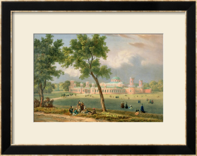 The Peter The Great Palace In Moscow, Printed By Edouard Jean-Marie Hostein (1804-89) by Victor Jean Adam Pricing Limited Edition Print image