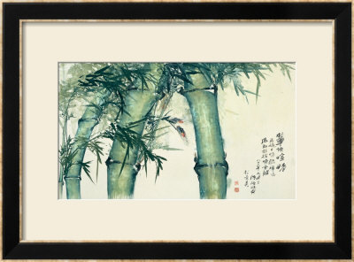 Green Bamboos by Haizann Chen Pricing Limited Edition Print image