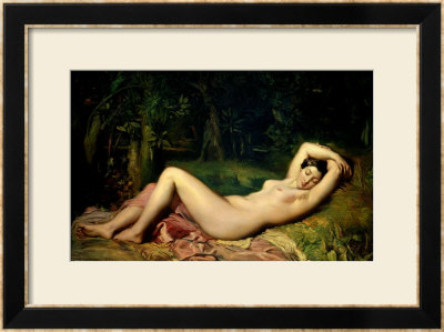 Sleeping Nymph, 1850 by Theodore Chasseriau Pricing Limited Edition Print image