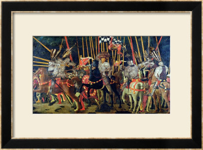 The Battle Of San Romano In 1432, Circa 1456 by Paolo Uccello Pricing Limited Edition Print image