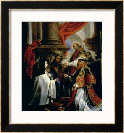 Communion Of St. Teresa Of Avila (1515-82) Circa 1670 by Claudio Coello Pricing Limited Edition Print image