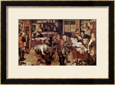 The Village Lawyer, 1621 by Pieter Brueghel The Younger Pricing Limited Edition Print image