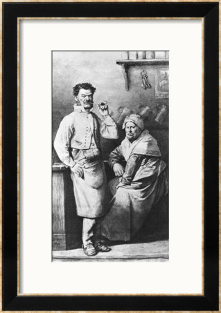 The Thenardier, Illustration From Les Miserables By Victor Hugo (1802-85) 1862 by Gustave Brion Pricing Limited Edition Print image