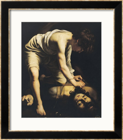 David Victorious Over Goliath, Circa 1600 by Caravaggio Pricing Limited Edition Print image