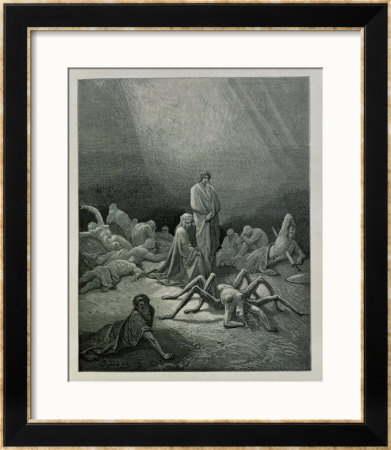 Arachne, From The 12Th Canto Of Dante's Purgatory by Gustave Doré Pricing Limited Edition Print image
