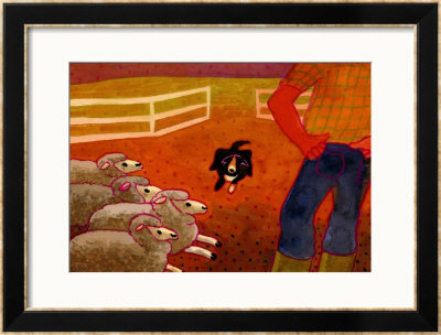 Sheep Dog Trial by John Newcomb Pricing Limited Edition Print image