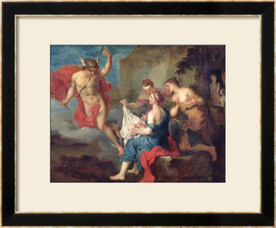 Bacchus Delivered To The Nymphs Of Nysa by Jacques Francois Courtin Pricing Limited Edition Print image