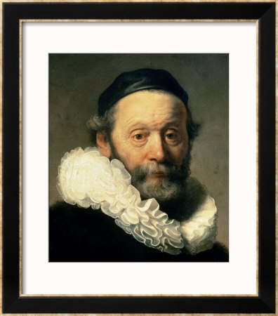 Portrait Of Johannes Uyttenbogaert by Rembrandt Van Rijn Pricing Limited Edition Print image