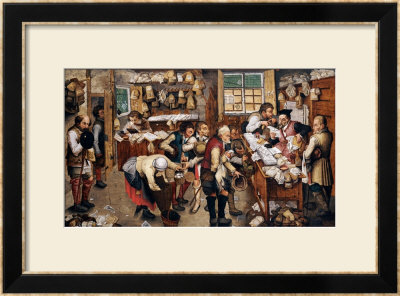 Peasants Paying Tithes by Pieter Bruegel The Elder Pricing Limited Edition Print image