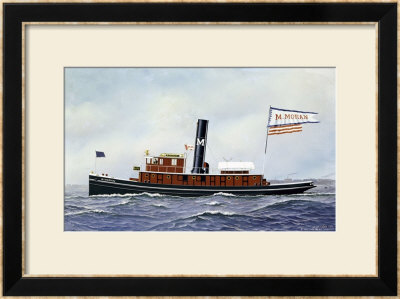 M. Moran Tug Boat, 1901 by Antonio Jacobsen Pricing Limited Edition Print image
