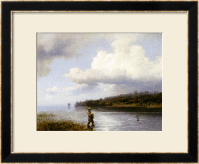 Fly Fishing by Hermann Herzog Pricing Limited Edition Print image
