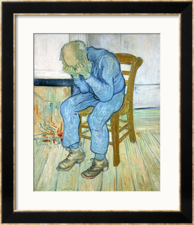 Old Man In Sorrow 1890 by Vincent Van Gogh Pricing Limited Edition Print image