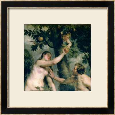 Adam And Eve (Detail) by Peter Paul Rubens Pricing Limited Edition Print image